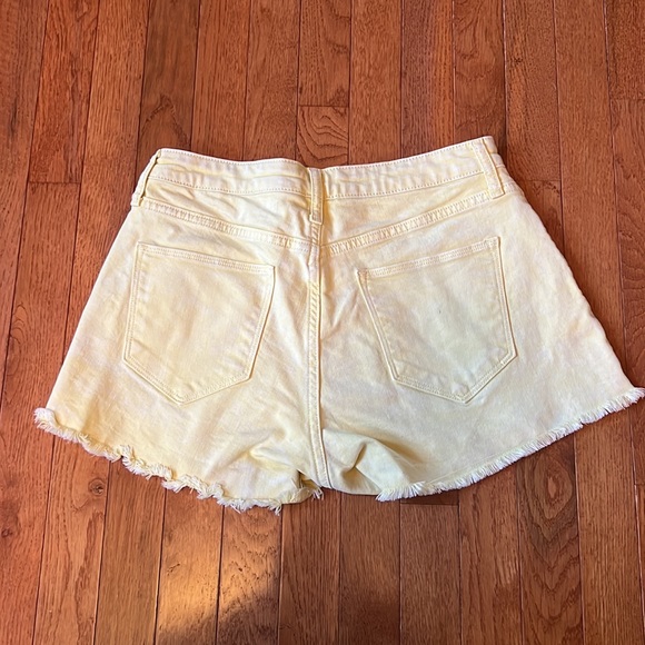 Yellow Jean Shorts - Picture 2 of 2